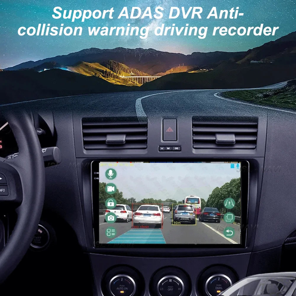 For Mazda 3 II For Mazda3 BL 2009 - 2013 Android16 Carplay Auto 4G+WIFI GPS Car Radio Navigation Multimedia Video Player Stereo
