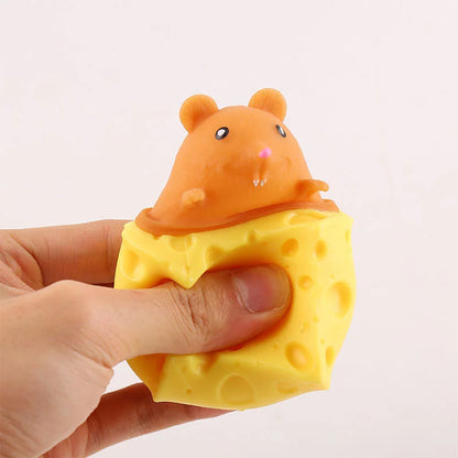 Cheese Bread Squeeze Toys Giant Cheese Squishy Stress Relief Slow Rising Sensory Fidget Toys Office Decompress Gifts for Adults