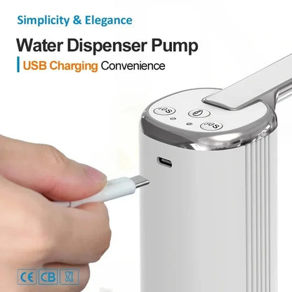 Electric Self-priming Water Pump Dispenser for Barreled Drinking Bucket Automatic Water Absorb Device Portable Auto Water Filler