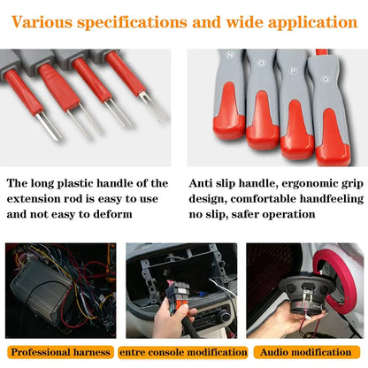 Rafford 26-Piece Terminal Removal Tool Set — Automotive Wiring Pin Extraction Kit (Universal)