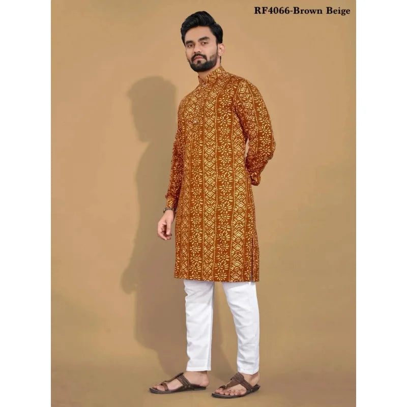 Muslim Men'S Robe Long-Sleeved Ethnic Style 2025 Stand Collar Arabic Clothing Men'S Islamic Casual Robe Muslim Dress Men