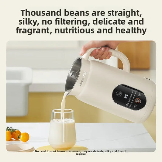 6L Mini Home Soy Milk Maker with Fine Texture, Filter-Free, Cook-Free, Multi-Functional Speedy Soy Milk, Smart Reservation D525