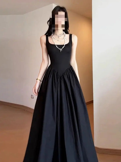 Ele Off-oulder Long Dr Women's Summer New Sle High Waist Design Conceals Flattering Body ape Svel Gown