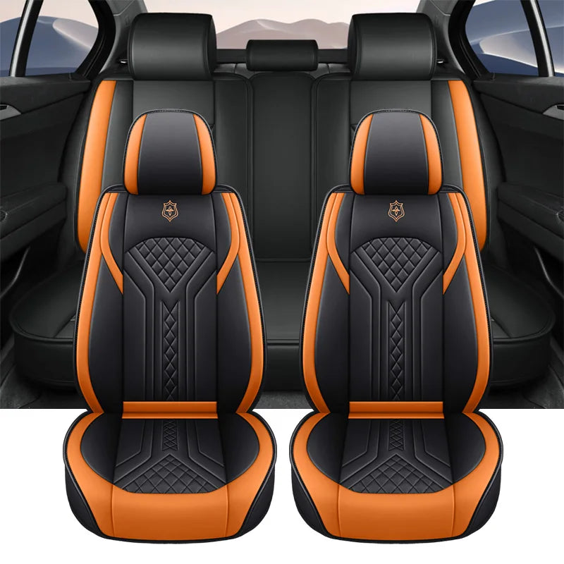 Five-seat universal car seat covers, suitable for all seasons and most vehicles.