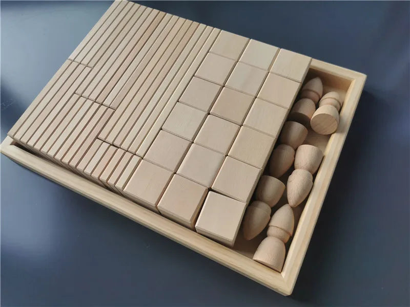 Large Rainbow Wood Building Slats Construct Cubes Blocks Pastel Stacking Timber Toys for Kids Early Learning