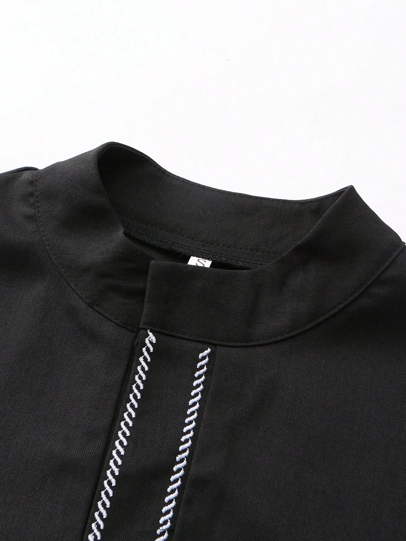 New Muslim men's Thobes Formal wear long sleeve embroidery simple men's loose casual Arabic Islamic national style loose robe