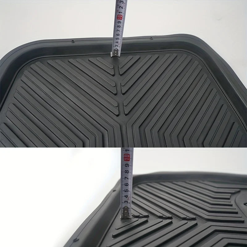 Heavy-Duty Car Rubber Floor Mats All-Season Waterproof Protection Non-Slip Universal Trim-to-Fit Design for Cars SUVs Trucks