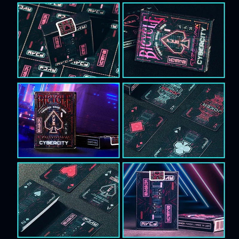 Bicycle Cyberpunk Playing Cards Deck Card Games Magic Tricks for Magician
