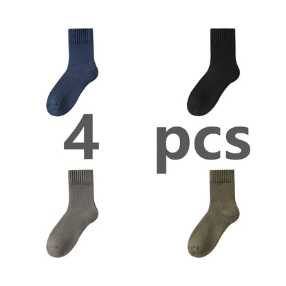 Men Winter Thick Woolen Socks with Added Fleece for Warmth and Protection Men's Long Socks for Winter Mens Socks Designer Socks