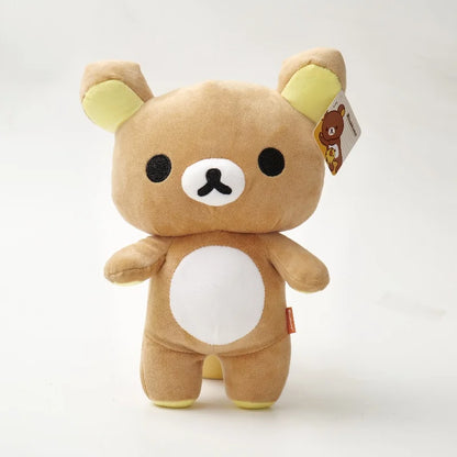 White Strawberry Rilakkuma Plush collection Teddy Bear Peluche Anime Bear Kuma Plushies Stuffed Doll Kawaii Room Decor Girl Gift