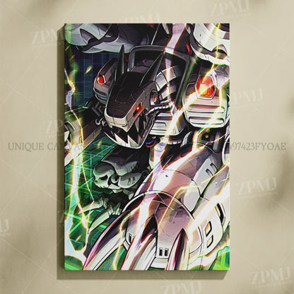 Japanese Anime Canvas Wall Art Digimon Digital Monsters Home Decorative HD Print Poster Painting Modern No Frame For Living Room