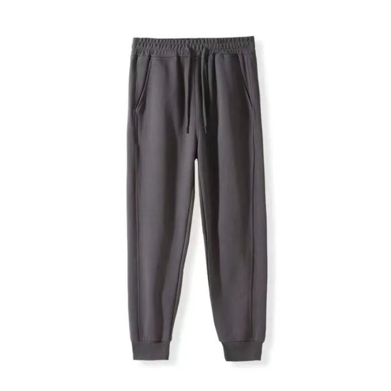 2026 Autumn Winter Loose Fit Unisex Sweatpants Slimming Casual Joggers in Maillard Tones for Men Women
