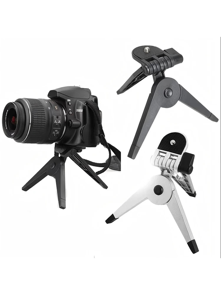 Universal Portable Folding Tripod Stand for Canon Nikon Sony Camera DV Camcorders DSLR SLR Camera Tripods Accessories Strap Belt