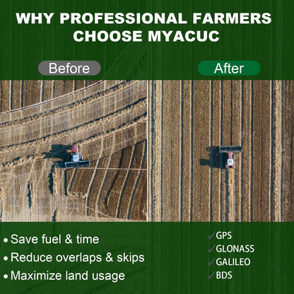 GPS Navigator for Tractor for Precision Farming, GNSS Agricultural Navigator ,for Spraying, Ploughing and Sowing