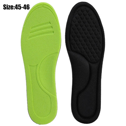 Nano Deodorant Shoe Inserts Breathable Odor Elimination Sports Insoles Sweat Absorbent Anti-smell Shoe Pads for Running Sneakers