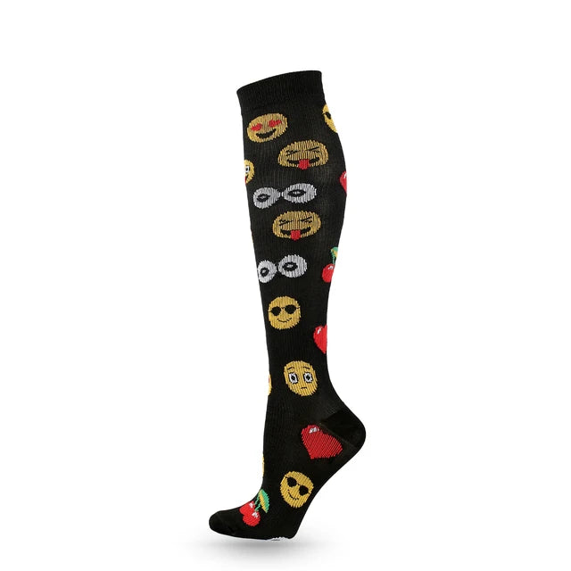 S-XXL Compression Socks Compression Socks for Varicose Vein Calf Riding Socks Stretch Open Toe Knee Socks