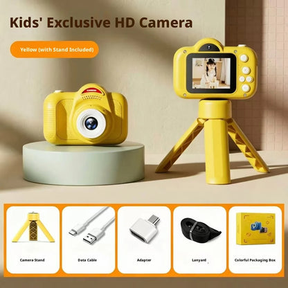 2026 New Kids Camera Cartoon Mini Digital Camera HD 1080P Video Recorder Portable Toddler Toys Birthday Gift for Boys Girls