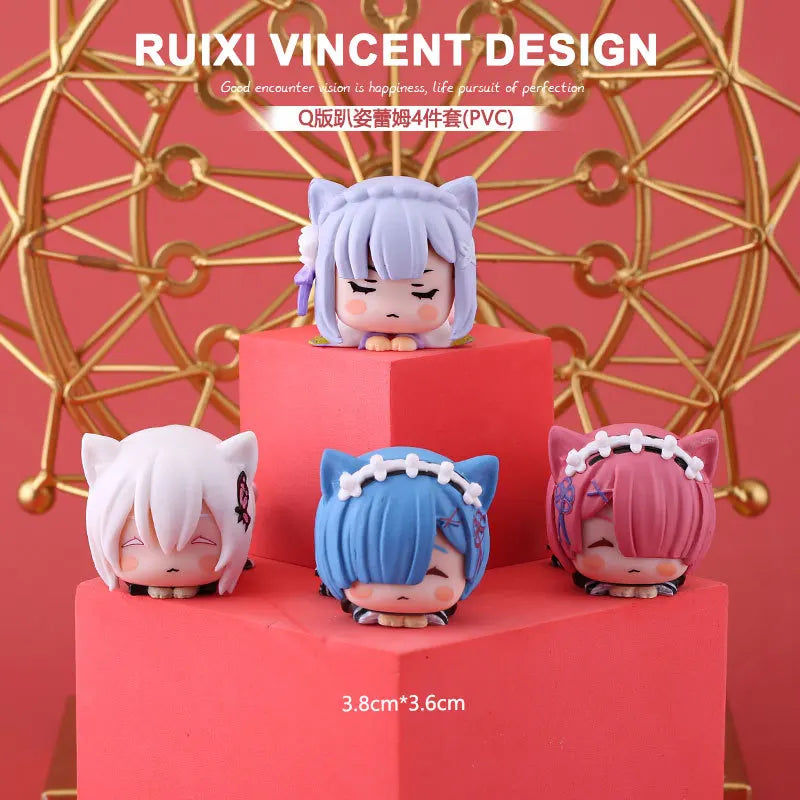 Anime Figure Hatsune Miku Model Statue Doll Beautiful Girl Sailor Moon Rem Asuna Cosplay Merchandise Collectible Gift For Fans