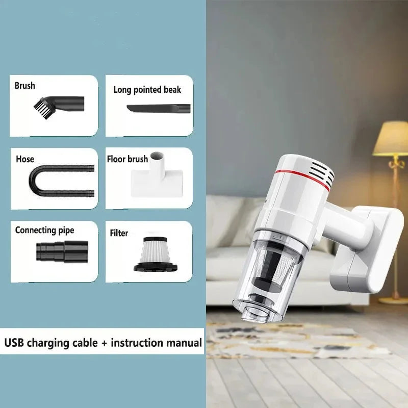 Xiomi 95000Pa Handheld Wireless Vacuum Cleaner Cordless Portable Cleaning Robot Home and Car Use Large Suction Vacuum Cleaner