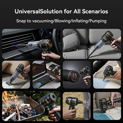 TINSOL 390000Pa Portable Wireless Vacuum Cleaner  Powerful Suction Handheld Vacuum Cleaner  Suitable for Home & Car Use Cleaner
