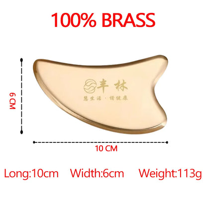 Free custom logo Guasha Massage Face Massag Gua Sha Imitation copper Board Acupoint Eye Care SPA Massager Tool massage tools