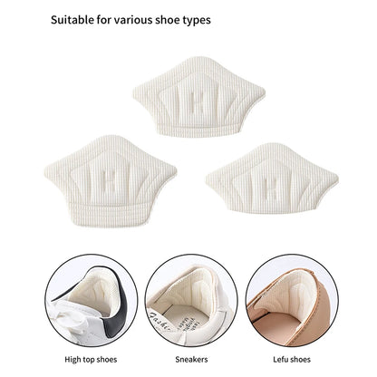 6pairs/12pcs Insoles Patch Heel Pads for Sport Shoes Back Sticker Adjustable Size Antiwear Feet Pad Cushion Insert Insole AA