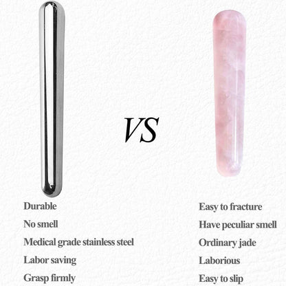 1pcs Han Yan Natural Terahertz THz Energy Stone Point Acupoint Massage Stick Acupressure Point Massage Powerful Energy Instant