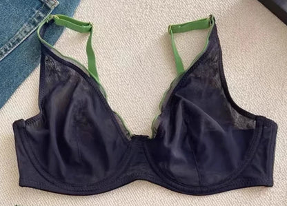 Women Summer Lingerie Set Push Up Bra Comfort Lift Seamless Push Up Bra for Women Full Cup No Underwire Ultra Thin Bra S-2XL Hot