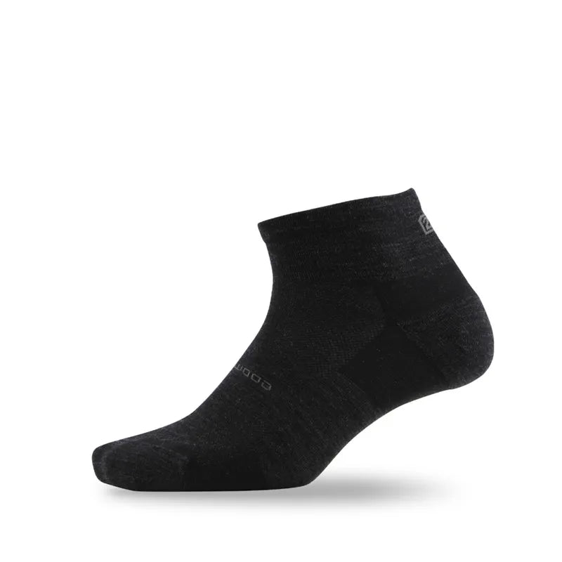 ZEALWOOD Merino Wool Running Socks Men Women No Show/Ankle/Crew Anti-blister Cushion Athletic Socks Ultra-Light Tennis 1/3 Pairs