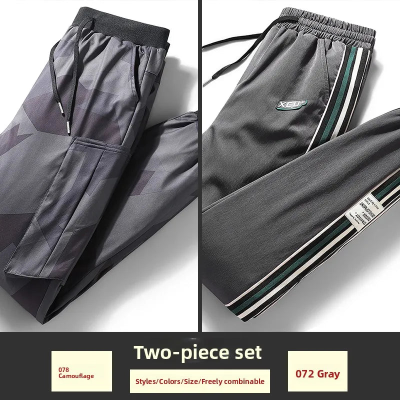 Men's down Pants Thiened Winter Sports Casual Snowboarding Long Trousers Outerwear Warm Cotton Workwear Leisure Outdoor