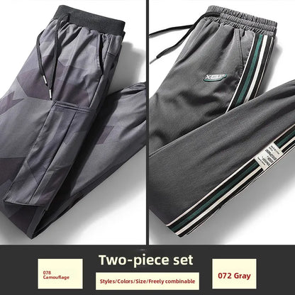 Men's down Pants Thiened Winter Sports Casual Snowboarding Long Trousers Outerwear Warm Cotton Workwear Leisure Outdoor