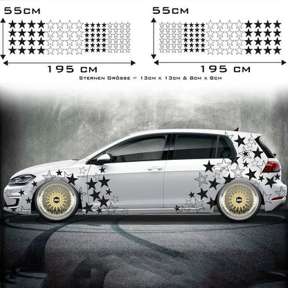 Honeycomb Side Door Back Sticker Fender Car Sticker Universal Hexagon Design Vinyl Stickers Decal Ade Kit