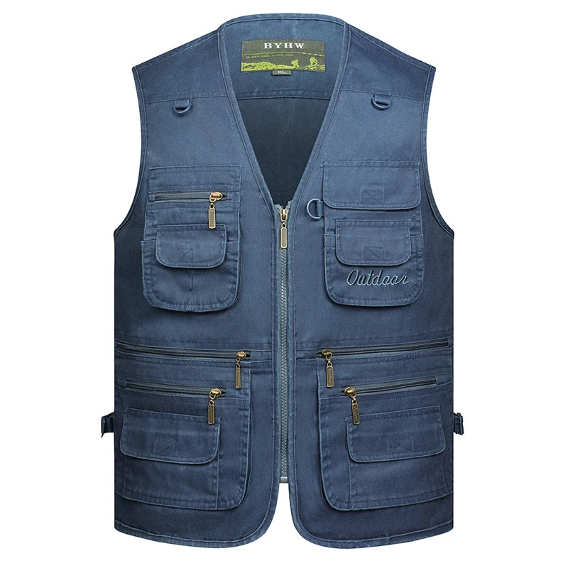 New Style Vest, Outdoor Activities, Rock Climbing, Hiking, Camping, Fishing, Mountain Climbing, Photography, Multi-pocket Vest