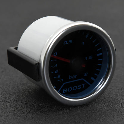 12V Boost Gauge Water Temp  2" 52mm LCD Display Turbo RPM Tachometer Oil pressure gauge with sensor -1-2.0-3.0 bar Racing Meter