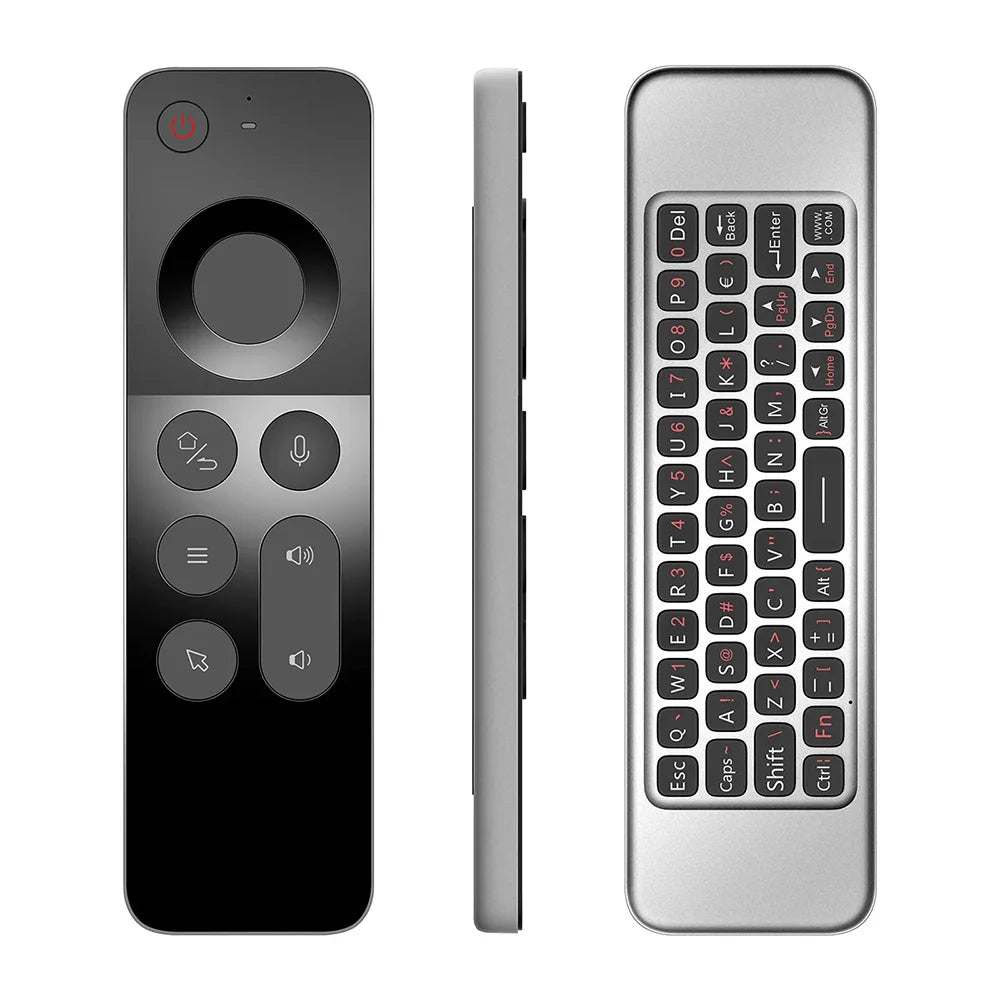 MRSVI W3 Voice Air Mouse Remote Control 2.4G English Arabic Handheld Mini Wireless Keyboard for Android TV BOX/Windows/PC