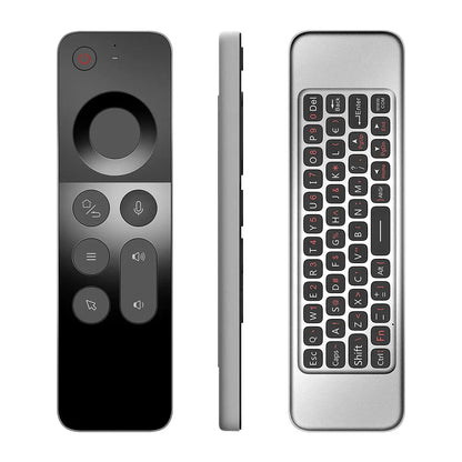 MRSVI W3 Voice Air Mouse Remote Control 2.4G English Arabic Handheld Mini Wireless Keyboard for Android TV BOX/Windows/PC