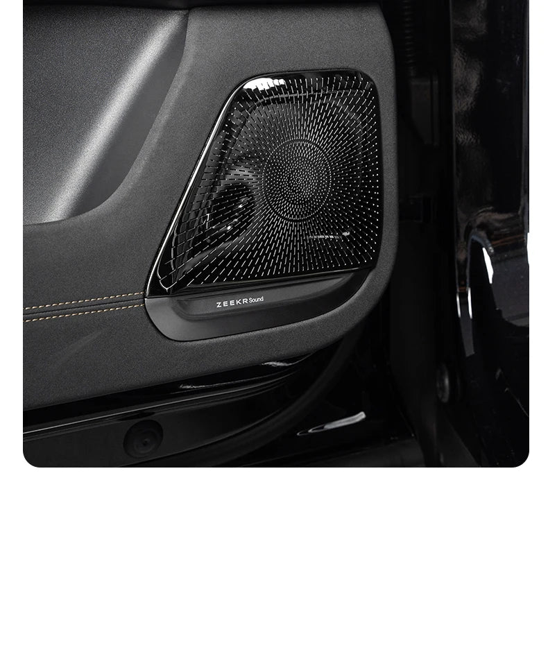 Car audio cover For ZEEKR 7X Door Horn Cover Audio Protective Cover Metal Car Interior Trim Accessories