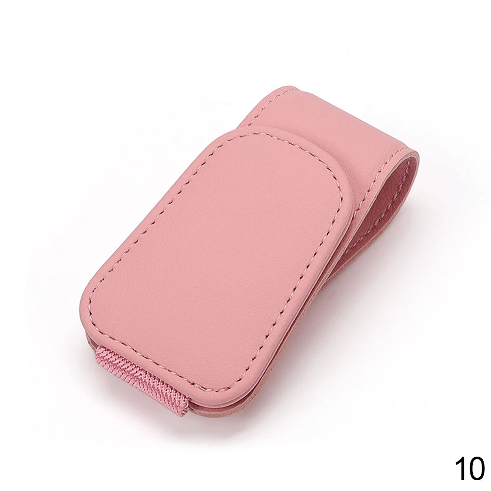 Universal Car Auto Sun Visor Glasses Box Sunglasses Clip Card Ticket Holder Stand Fastener Pen Case Eyeglasses Car Accessories