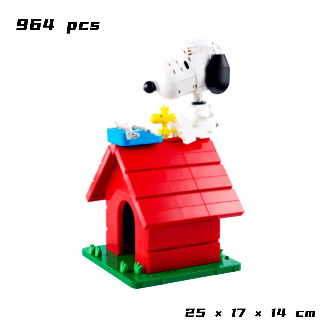 2026 Anime Dog Bricks Building Blocks Compatible 964pcs Creative Movie Doghouse Dispaly Model Birthday Gifts for Adults Toys