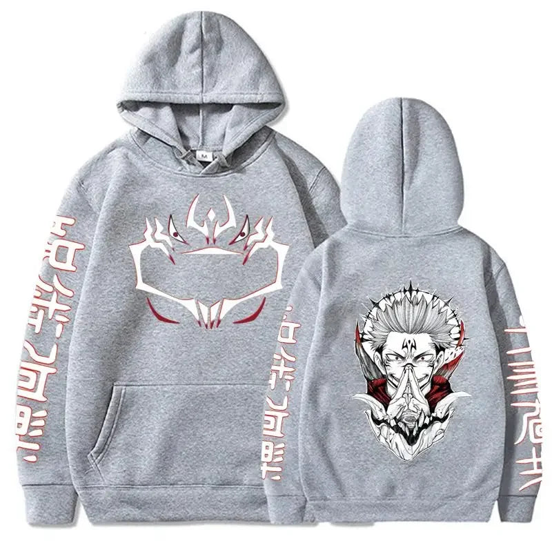 2026 Jujutsu Kaisen Anime Ryomen Sukuna Printed Hoodie Sweatshirt Men's and Women's Hoodie Men's Tops Sports Hoodie Y2K Hoodie