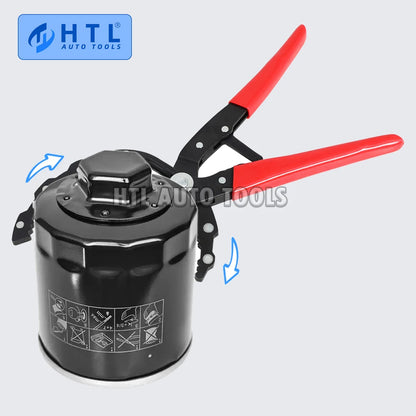 Quick Adjustable Oil Filter Removal Tool with Spring Structure Oil Filter Wrench for Cars Motorcycles & Trucks