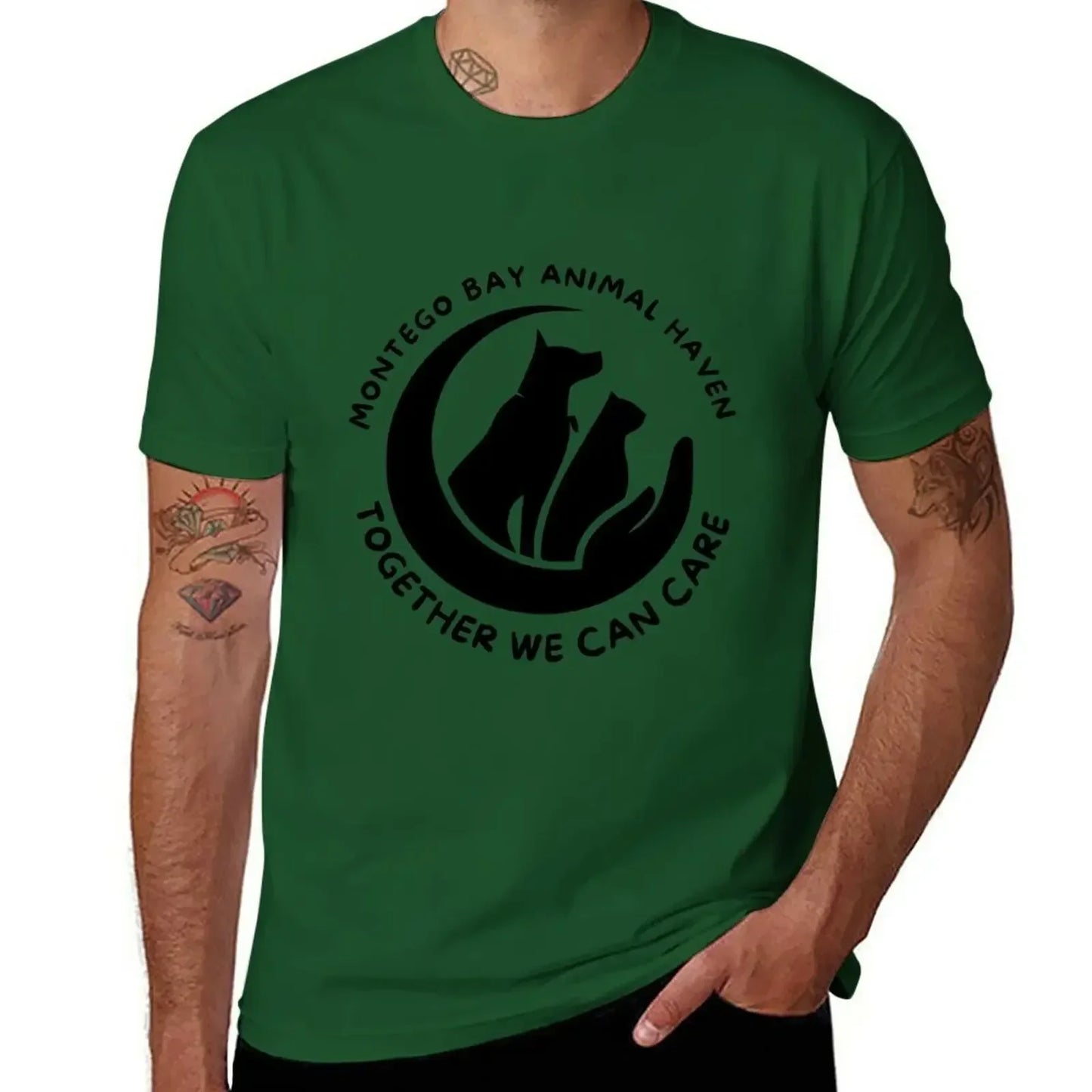 Together we can care T-Shirt oversizeds Short sleeve tee Men's t-shirt