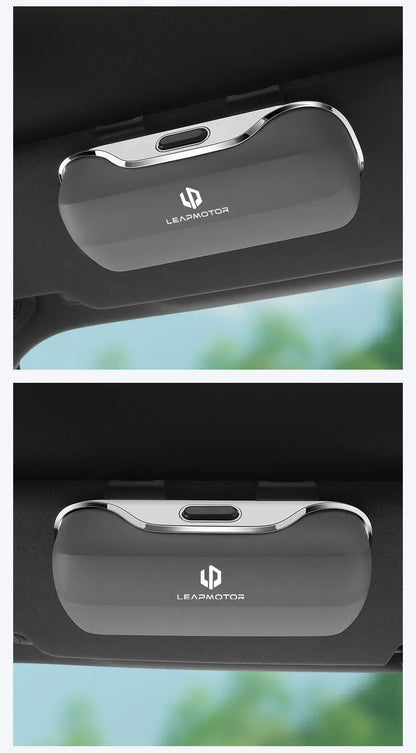 For Leapmotor C10 C16 T03 C11 Car Glasses Box Portable Car Sunglasses Holder In The Car Driving Glasses Holder Eyeglass Case