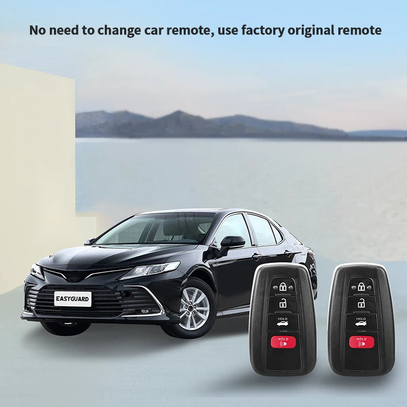 EasyGuard Plug & Play Remote Starter for Camry/Avalon/Corolla/RAV4 19-21 Highlander | Push Button Start | Auto Transmission| LHD