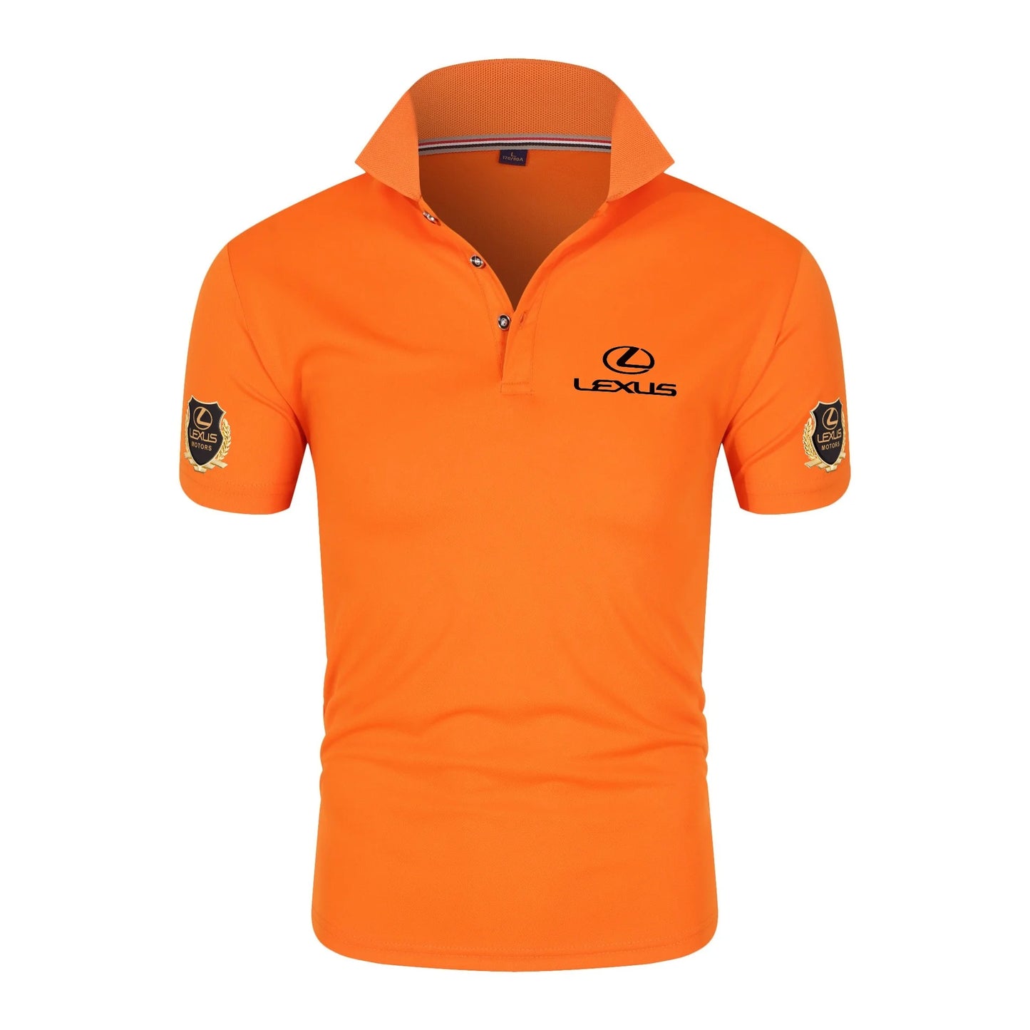 Lexus chiffon fabric lapel polo shirt, F1 racing Toyota team, 4S store fan customization, men's casual T-shirt