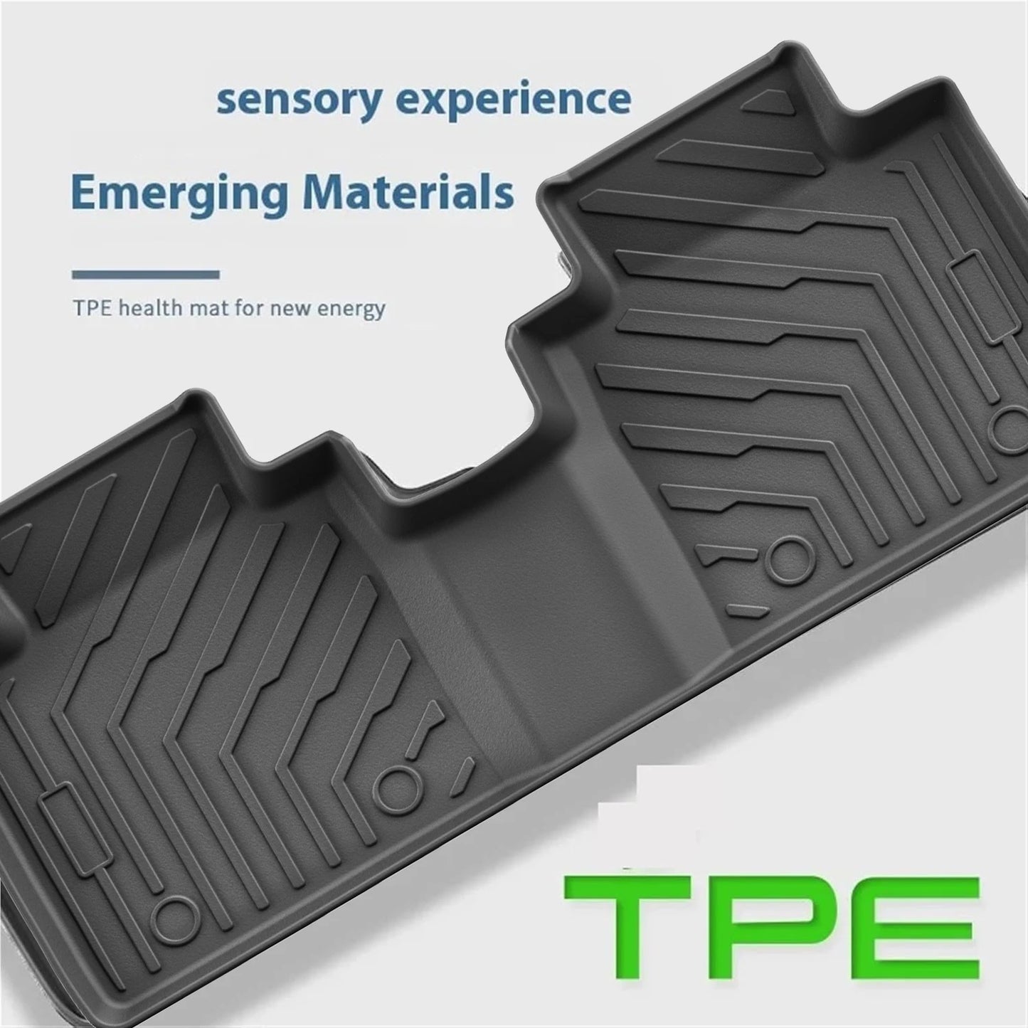 TPE Floor Mats for Zeekr 7X 2024-2026 All Weather Custom Fit Car Accessories Waterproof Non-Slip Eco-Friendly Auto Interior Pads