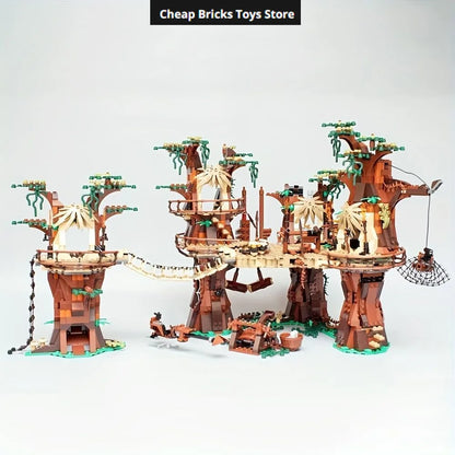 Cheap Moc Village Bricks Building Blocks Compatible 1990pcs Space Wars Ucs Movie Dispaly Model Birthday Gifts for Teenage Toy A