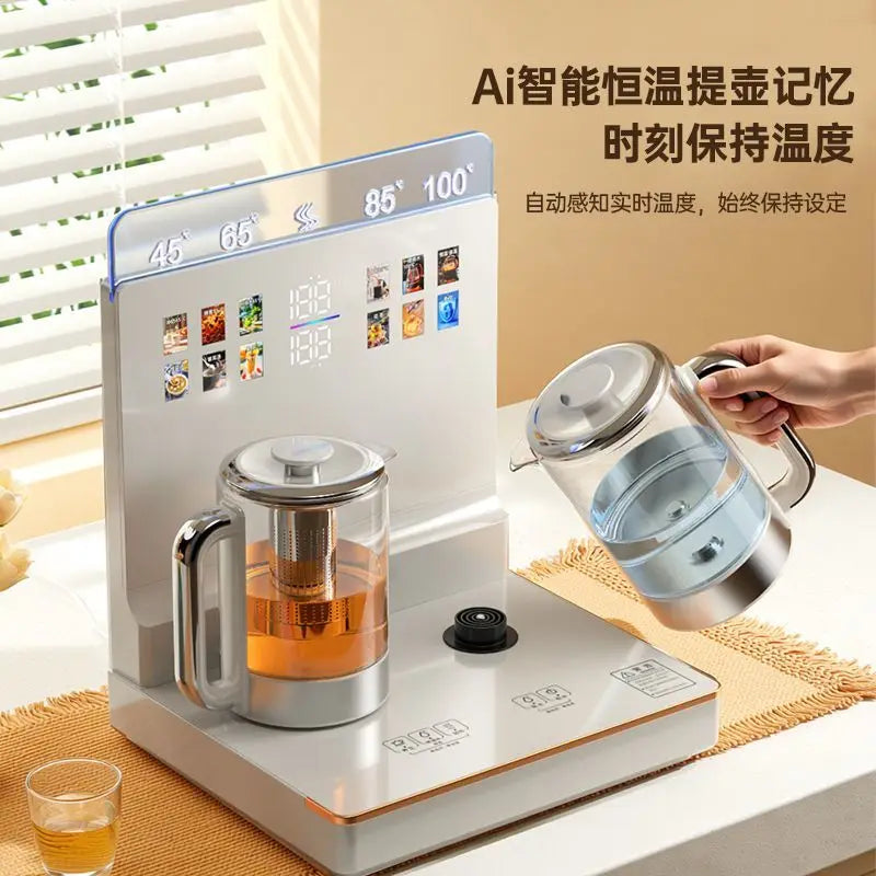 Water dispenser, home tea bar machine, health pot, milk frother, desktop high-end dual heating dual-use, direct drinking