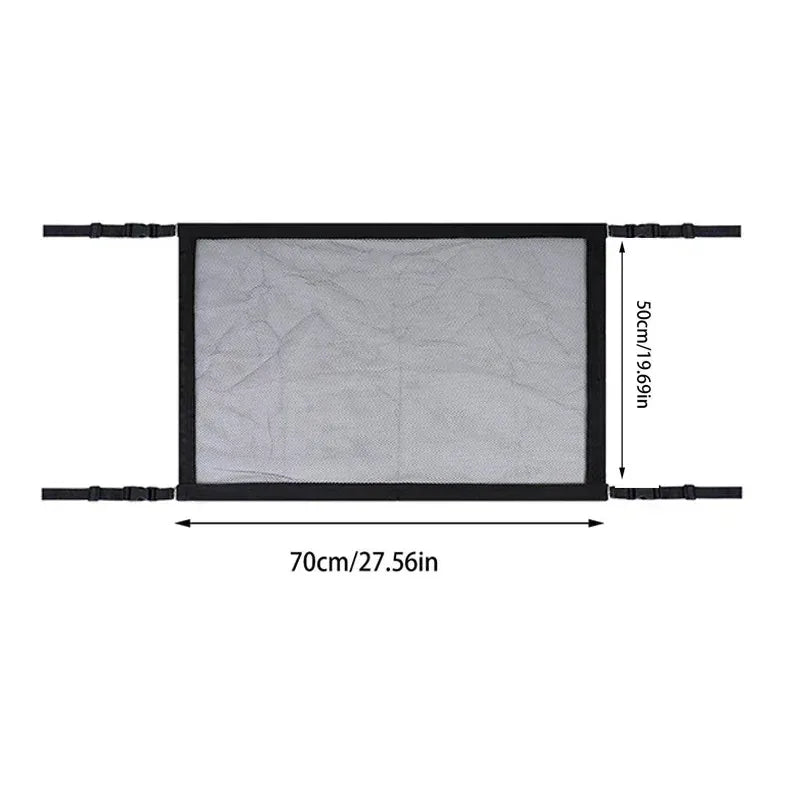 NEW Car Ceiling Cargo Net Strong Load-Bearing Mesh Auto Roof Storage Net Pocket Travel Supplies Car Stowing Tidying Accessories