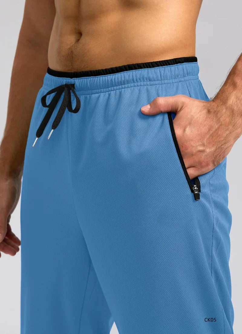 Spring and summer new men's elastic jogging pants fitness training running pants drawstring sports pants sportswear joggingpants